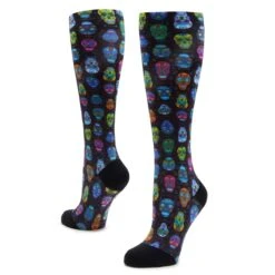 Compression Sugar Skulls Socks -Alegria Shoe Store ALG 92600 S3