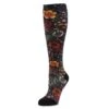 Compression Midnight Garden Socks -Alegria Shoe Store ALG 92602 S1