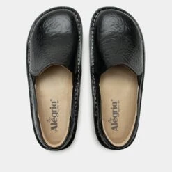 Shoes Debra Black Embossed Rose Shoe 13 Shoes Debra Black Embossed Rose Shoe -Alegria Shoe Store DEB 531 S4 5904e639 7128 404c addd 2f9a89fd6099