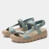 Henna Aged Denim Sandal -Alegria Shoe Store HEN 6138 S1