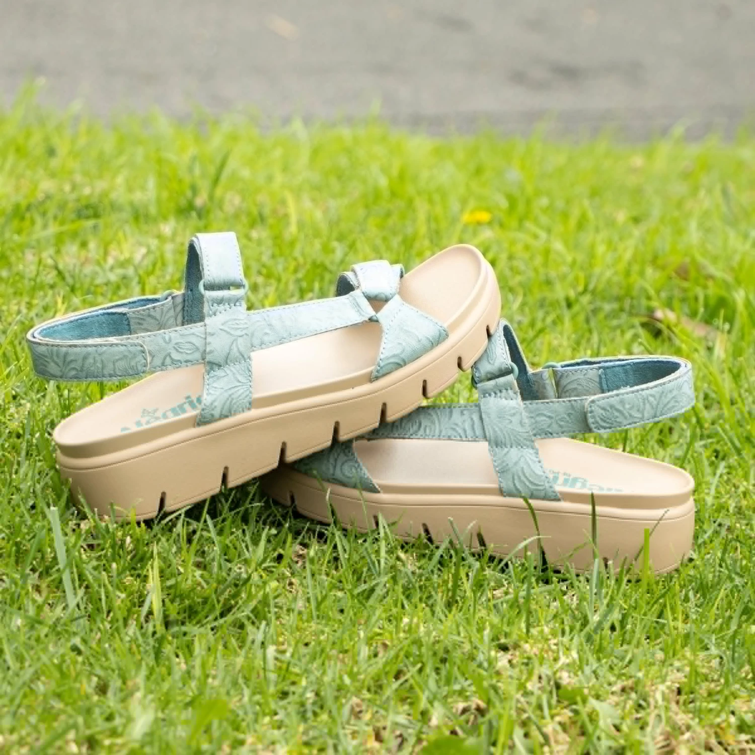 Henna Aged Denim Sandal 4 Henna Aged Denim Sandal - Image 2