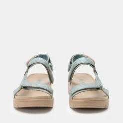 Henna Aged Denim Sandal 14 Henna Aged Denim Sandal -Alegria Shoe Store HEN 6138 S5