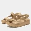 Henna Aged Sand Sandal -Alegria Shoe Store HEN 6139 S1