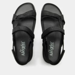 Henna They Call Me Mellow Black Sandal -Alegria Shoe Store HEN 6142 S4