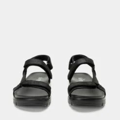 Henna They Call Me Mellow Black Sandal -Alegria Shoe Store HEN 6142 S5