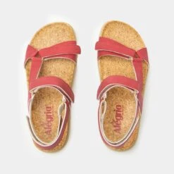 Henna Washed Ruby Sandal 11 Henna Washed Ruby Sandal -Alegria Shoe Store HEN 6436 S4