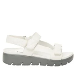 Henlee White Sandal -Alegria Shoe Store HLE 7439 S2