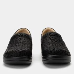 Shoes Keli Black Embossed Paisley Professional Shoe -Alegria Shoe Store KEL 431 S5 84ecb880 c308 4602 8d4c 29cd71a0b186