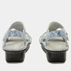 Kerri Sassy Blues Sandal 10 Kerri Sassy Blues Sandal -Alegria Shoe Store KER 6103 S3