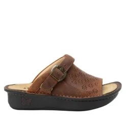 Klover Burnish Tawny Sandal -Alegria Shoe Store KLO 7403 S2