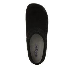 Shoes Kyah Black Suede Shoe -Alegria Shoe Store KYA 7632 S4