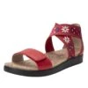 Lucia Red Sandal 1 Lucia Red Sandal -Alegria Shoe Store LUC 7764 S1