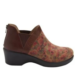 Natalee Cognac & Roses Boot 10 Natalee Cognac & Roses Boot -Alegria Shoe Store NAT 7927 S2