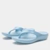 Ode Dusty Blue Gloss Sandal 2 Ode Dusty Blue Gloss Sandal -Alegria Shoe Store ODE 6160 S1