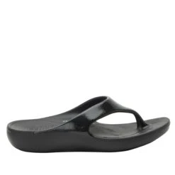 Ode Black Gloss Sandal -Alegria Shoe Store ODE 7441 S2