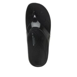 Ode Black Gloss Sandal -Alegria Shoe Store ODE 7441 S4