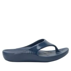 Ode Navy Gloss Sandal -Alegria Shoe Store ODE 7448 S2