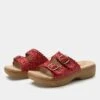 Oona Red Sandal -Alegria Shoe Store OON 6459 S1 33903410 e5f1 4832 8279 41cc2765b9d4