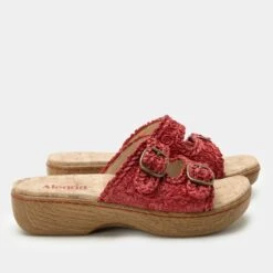 Oona Red Sandal 9 Oona Red Sandal -Alegria Shoe Store OON 6459 S2 01b1c3eb a242 4d16 b7d0 a716fb129e57