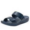 Orbyt Navy Gloss Sandal 1 Orbyt Navy Gloss Sandal -Alegria Shoe Store ORB 7448 S1