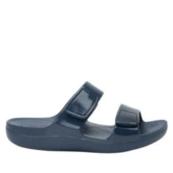 Orbyt Navy Gloss Sandal -Alegria Shoe Store ORB 7448 S2