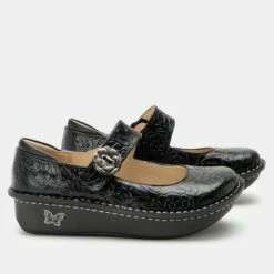 Shoes Paloma Black Embossed Rose Mary Jane 11 Shoes Paloma Black Embossed Rose Mary Jane -Alegria Shoe Store PAL 531 S2 044cd761 ccc5 40b5 8e25 01d7cbe8f27d