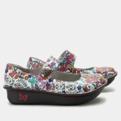 Shoes Paloma Ofrenda White Mary Jane -Alegria Shoe Store PAL 6164 S2