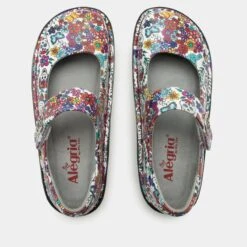 Shoes Paloma Ofrenda White Mary Jane -Alegria Shoe Store PAL 6164 S4