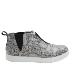 Parker Grey Snake Bootie -Alegria Shoe Store PAR 7915 S2