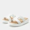Portia All White Sandal 2 Portia All White Sandal -Alegria Shoe Store PTA 6441 S1