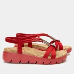 Roz True Red Sandal -Alegria Shoe Store ROZ 6134 S2 805208e4 35a7 47f9 8461 be67909cbd44