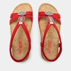 Roz True Red Sandal -Alegria Shoe Store ROZ 6134 S4 e99e8b3e 91b0 4503 a19c fd4a68445bca