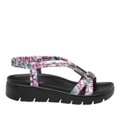 Roz Lovely Fuchsia Sandal 10 Roz Lovely Fuchsia Sandal -Alegria Shoe Store ROZ 7553 S2