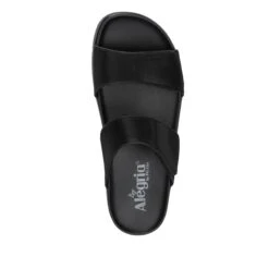Rubie Black Softie Sandal -Alegria Shoe Store RUB 601 S4