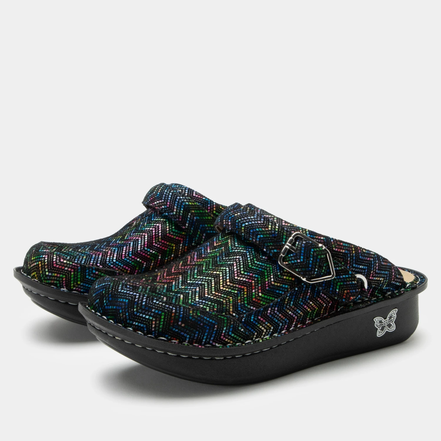 Shoes Seville Ric Rack Rainbow Clog 3 Shoes Seville Ric Rack Rainbow Clog