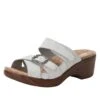 Sierra Delicut White Sandal 2 Sierra Delicut White Sandal -Alegria Shoe Store SIE 7408 S1