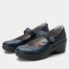 Shoes Sofi Navy Gloss Shoe -Alegria Shoe Store SOF 8139 S1