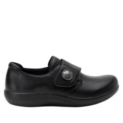 Shoes Spright Black Smooth Shoe -Alegria Shoe Store SPR 7604 S2