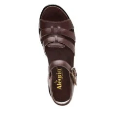 Tasia Mocha Sandal 12 Tasia Mocha Sandal -Alegria Shoe Store TAS 602 S4