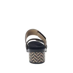 Tia Black Sandal -Alegria Shoe Store TIA 601 S3