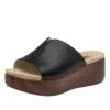 Triniti Black Butter Sandal 1 Triniti Black Butter Sandal -Alegria Shoe Store TRI 641 S1