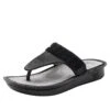 Vanessa Black Upgrade Sandal 1 Vanessa Black Upgrade Sandal -Alegria Shoe Store VAN 161 S1
