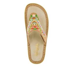 Vanessa Chrysalis Cognac Sandal 10 Vanessa Chrysalis Cognac Sandal -Alegria Shoe Store VAN 260 S4