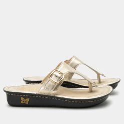 Vella Gold Sandal -Alegria Shoe Store VEL 6131 S2