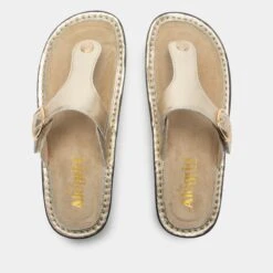 Vella Gold Sandal -Alegria Shoe Store VEL 6131 S4