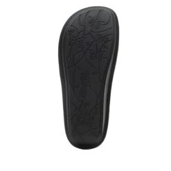 Victoriah Oiled Black Sandal -Alegria Shoe Store VIC 7414 S5