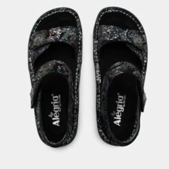 Vienna Silver Hour Sandal -Alegria Shoe Store VIE 6119 S4