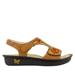 Viki Cognac Needles & Pins Sandal 11 Viki Cognac Needles & Pins Sandal -Alegria Shoe Store VIK 647N S2
