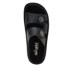 Violette Oiled Black Sandal -Alegria Shoe Store VIO 7414 S4
