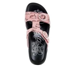 Vita Red Scribble Sandal 13 Vita Red Scribble Sandal -Alegria Shoe Store VIT 301 S4